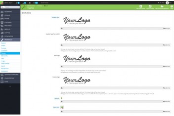 Customize Logos on an Invoice, Favicon and Header