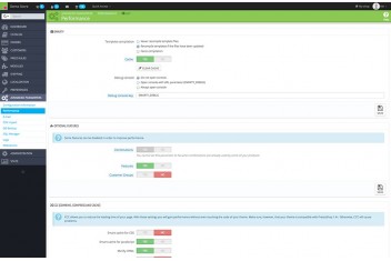 Manage Performance (speed, cached cookies)