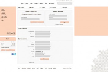 Option for Customers to Create an Account or Continue as a Guest