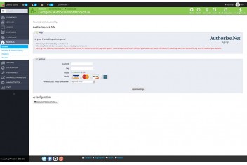 Integrated with Authorize.Net