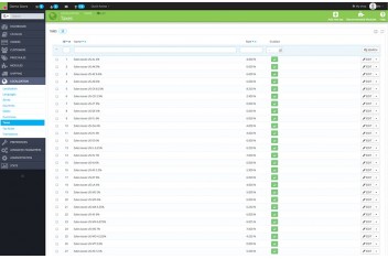 Tax automatically configured by country, state, and counties
